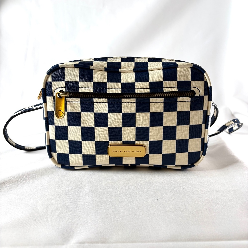 Marc Jacobs Vintage Checkerboard Crossbody Bag | Y2K Mod Designer Purse